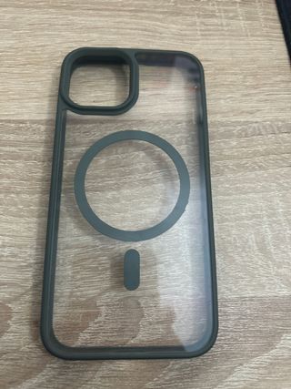 Funda iPhone 14 Verde Transparente