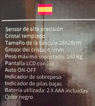 Báscula de Baño Digital Euro Life