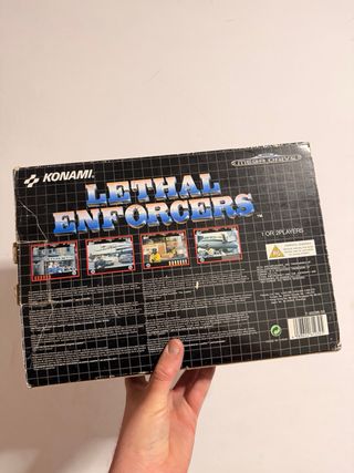 Lethal Enforcers Mega Drive Caja