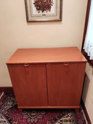 Mueble zapatero de madera