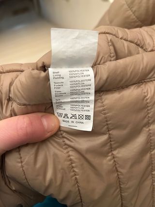 Giubbino donna reversibile beige