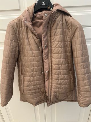 Giubbino donna reversibile beige