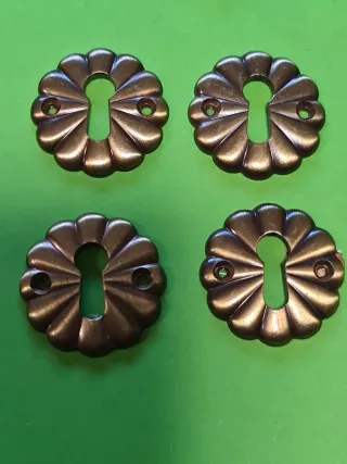 Lote embellecedores cerraduras muebles vintage
