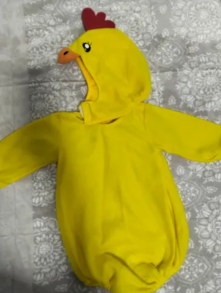 Disfraz pollito bebé 6-12 meses