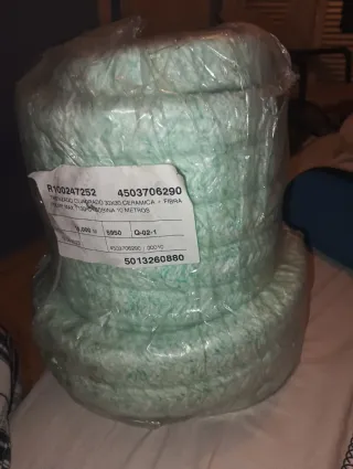 Trenzado cuadrado 30x30 Cerámica Fibra 10m