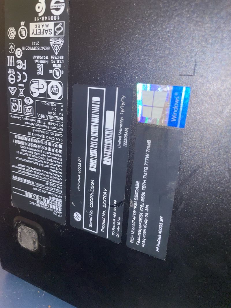 HP ProDesk 400 G5 afbeelding 2