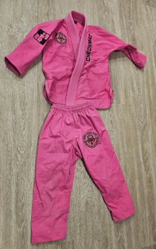 Kimono Jiu Jitsu Niña Checkmat Rosa
