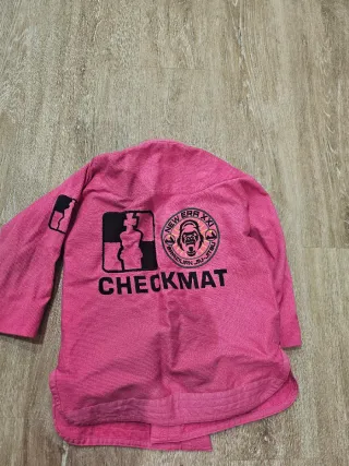 Kimono Jiu Jitsu Niña Checkmat Rosa