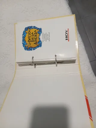 Libro antiguo de recetas y remedios de la abuela