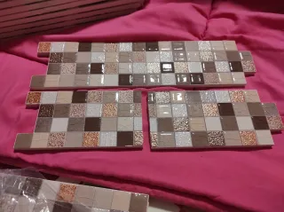 Cenefa decorativa cerámica mosaico