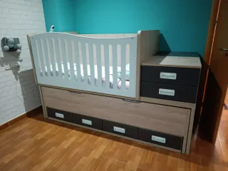 Maxicuna convertible con cajones