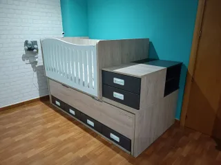 Maxicuna convertible con cajones