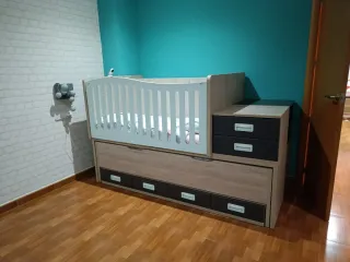 Maxicuna convertible con cajones