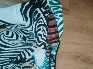 Camiseta con estampado de cebra