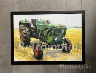 Cuadro Ilustración Deutz-Fahr D6006