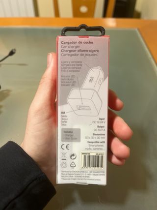 Cargador Coche 1A Universal USB Ideus