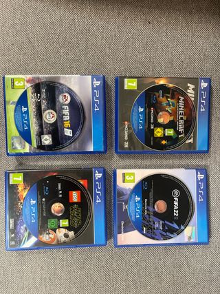 Lote 4 Juegos PS4