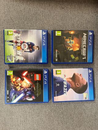 Lote 4 Juegos PS4
