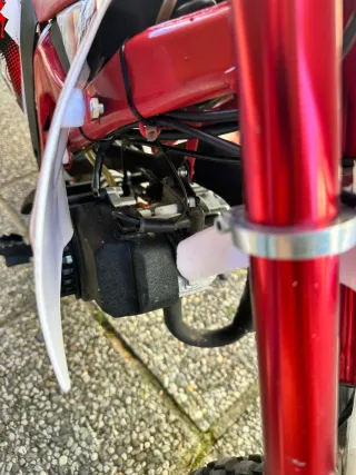 Minimoto Infantil Motocross Roja y Blanca