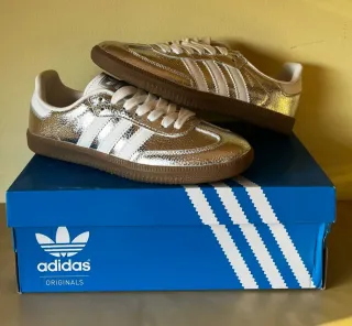 Zapatilla Adidas Samba Plata Talla 39