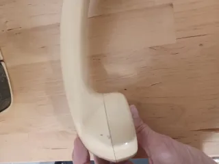 Teléfono Fijo antiguo vintage Beige