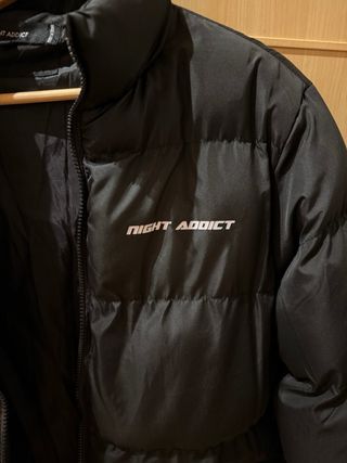 Chaqueta acolchada negra