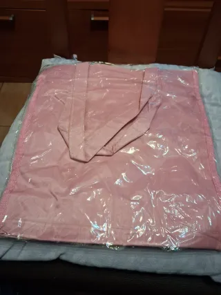 Bolso infantil rosa con cremallera