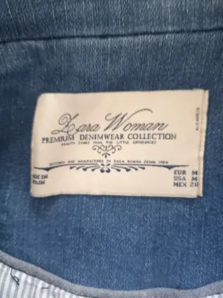 Chaqueta Vaquera Zara Talla M