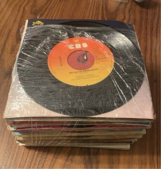Lotto 100 pezzi dischi 45 giri 7” funzionanti