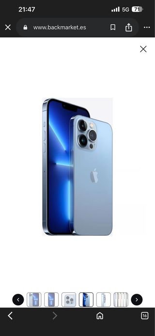 iPhone 13 Pro Max Blu/Argento