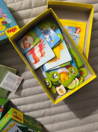 Lote 3 juegos HABA: Bichos, Kleiner Fuchs, Kleiner