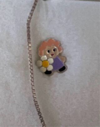 Conjunto Niña Flor Collar y Pendientes