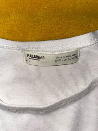 Top blanco Pull&Bear talla S