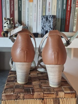 Sandali donna Piazza di Spagna beige/marrone