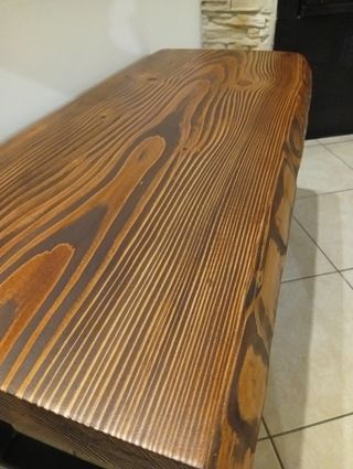 Panca  industrial "Natural" fatta a mano