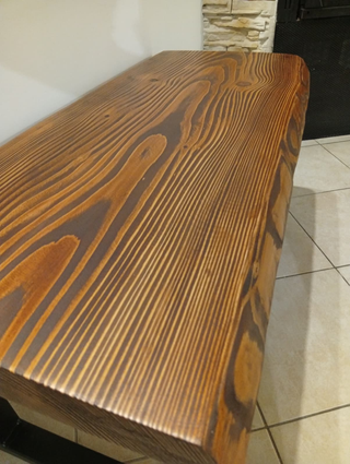 Panca  industrial "Natural" fatta a mano