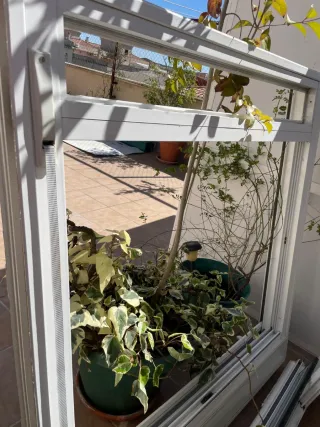 2 ventanas 130x140 de aluminio con climalit