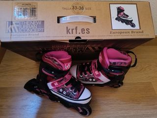Patines KRF Jungla Rosa (Talla 33-36)