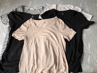 Lote 5 Camisetas Premamá H&M