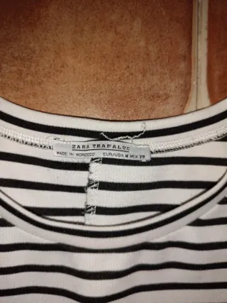 Vestido rayas blanco y negro