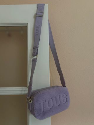 Bolso Tous peluche morado como nuevo