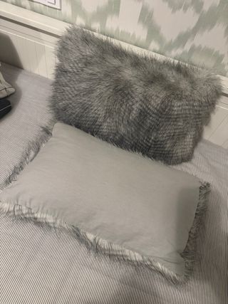 Dos cojines pelo Zara Home grises