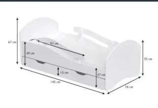 Cama infantil personalizada.