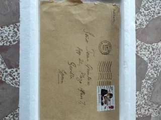 Postal 1984 Reina Madre Reina Isabel y Lady Di