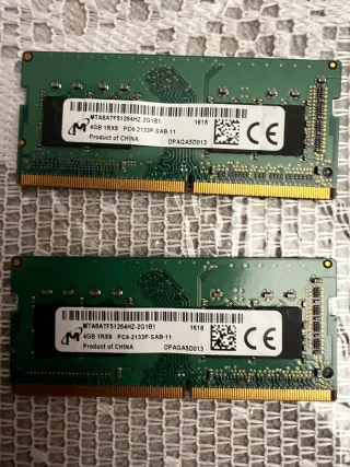 6 Módulos RAM DDR4 4GB