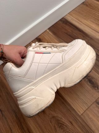 Zapatillas plataforma blancas