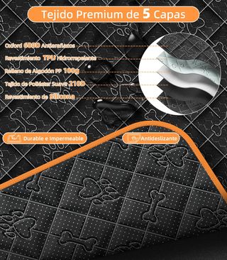 Protector Maletero Coche Perros Impermeable