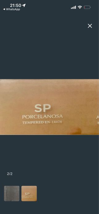 Mampara de ducha cristal y metal