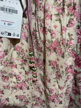 Vestido largo Zara floral