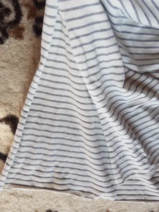 Conjunto Verano Rayas Gris y Blanco